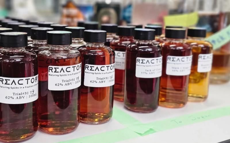 Reactory: Aging Spirits in Days Instead of Decades