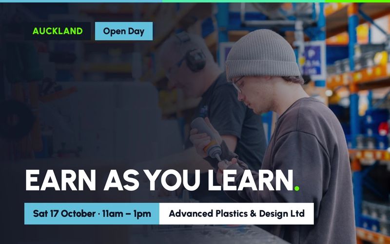 Earn As You Learn: Auckland Open Day